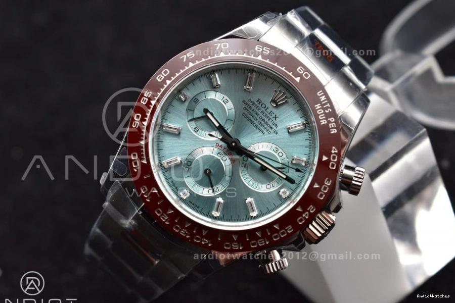 Best Weight) 1:1 SH4130 ZipUp Ice 116506 V3 398 Edition on Blue Bracelet SS Daytona Dial Markers (Gain QF Crystal 0209